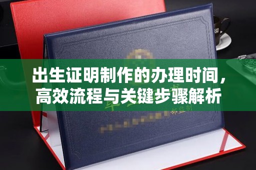 甘德出生证明制作的办理时间，高效流程与关键步骤解析