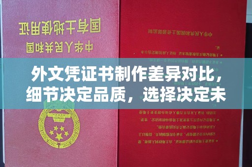 甘德外文凭证书制作差异对比，细节决定品质，选择决定未来