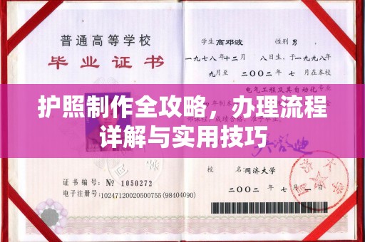 甘德护照制作全攻略，办理流程详解与实用技巧