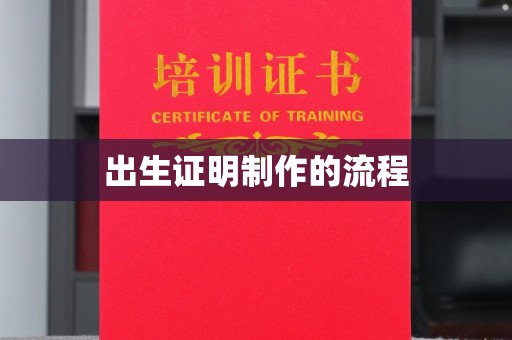 甘德出生证明制作的流程